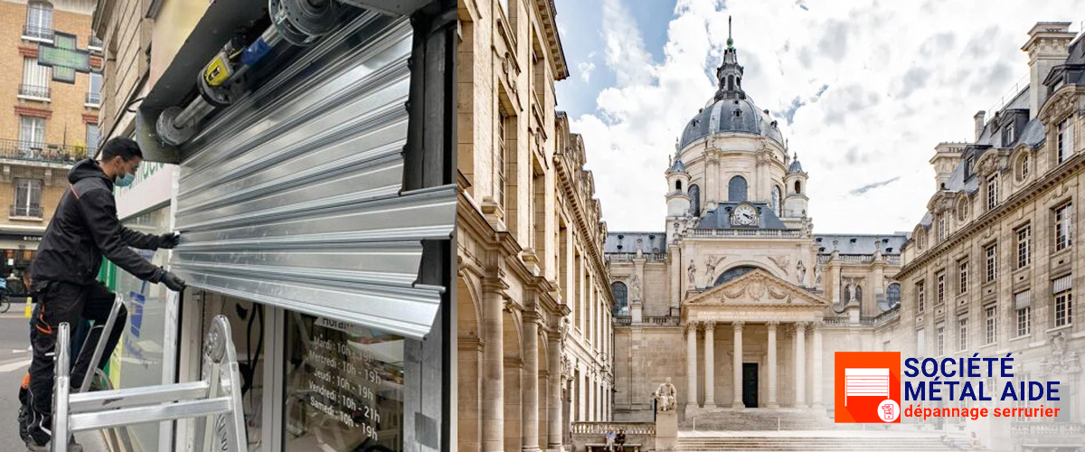 Déblocage Rideaux métalliques Paris 1 (75001)