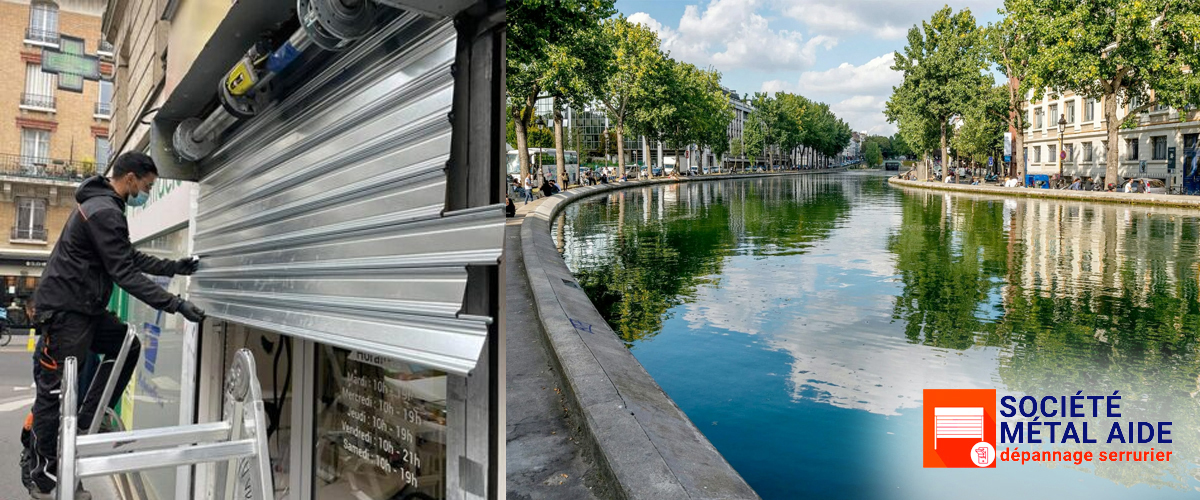 Déblocage Rideaux métalliques Paris 10 (75010)