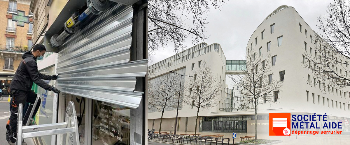Déblocage Rideaux métalliques Paris 3 (75003)