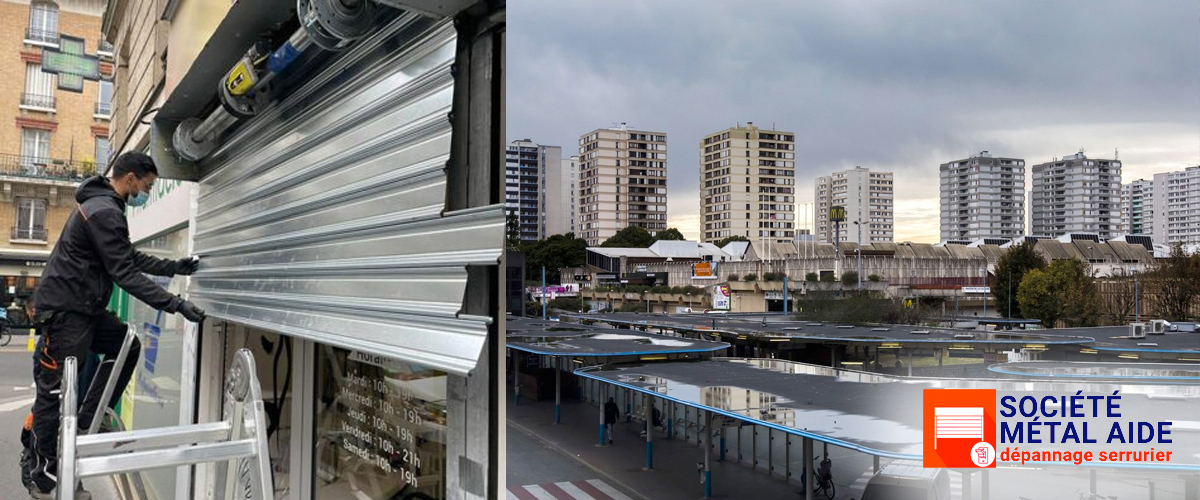 Déblocage Rideaux métalliques Seine-Saint-Denis (93)