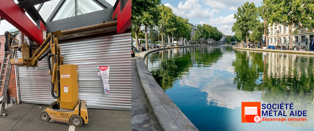 Installation Rideaux métalliques Paris 10 (75010)