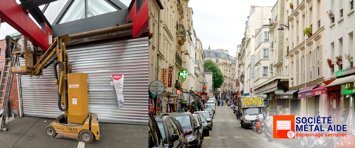 Installation Rideaux métalliques Paris 18 (75018)