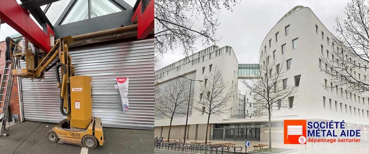 Installation Rideaux métalliques Paris 3 (75003)