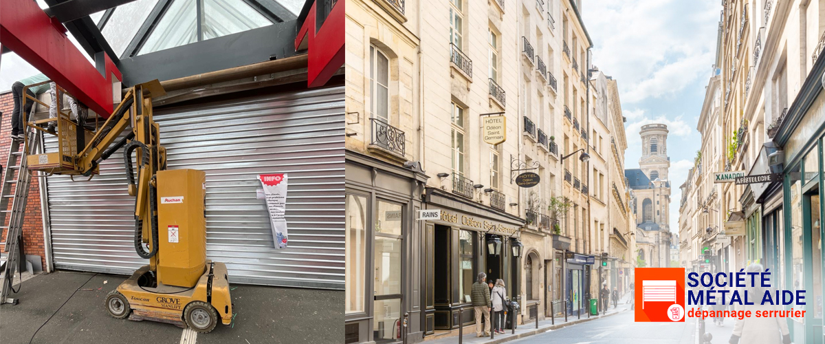 Installation Rideaux métalliques Paris 6 (75006)
