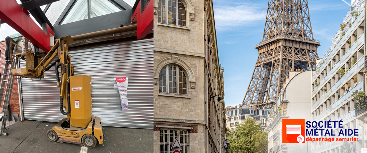 Installation Rideaux métalliques Paris 7 (75007)
