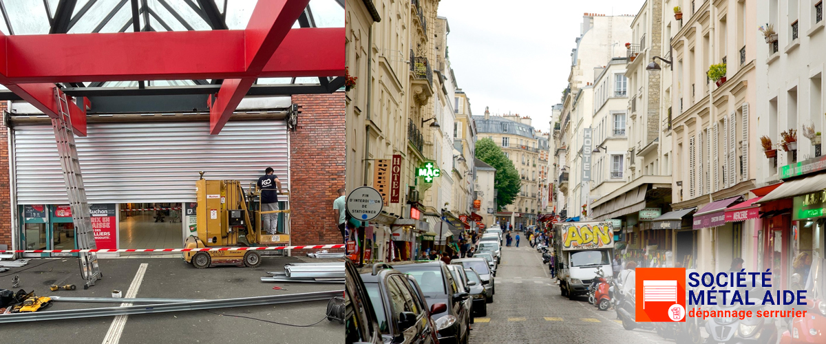 Réparation Rideaux métalliques Paris 18 (75018)