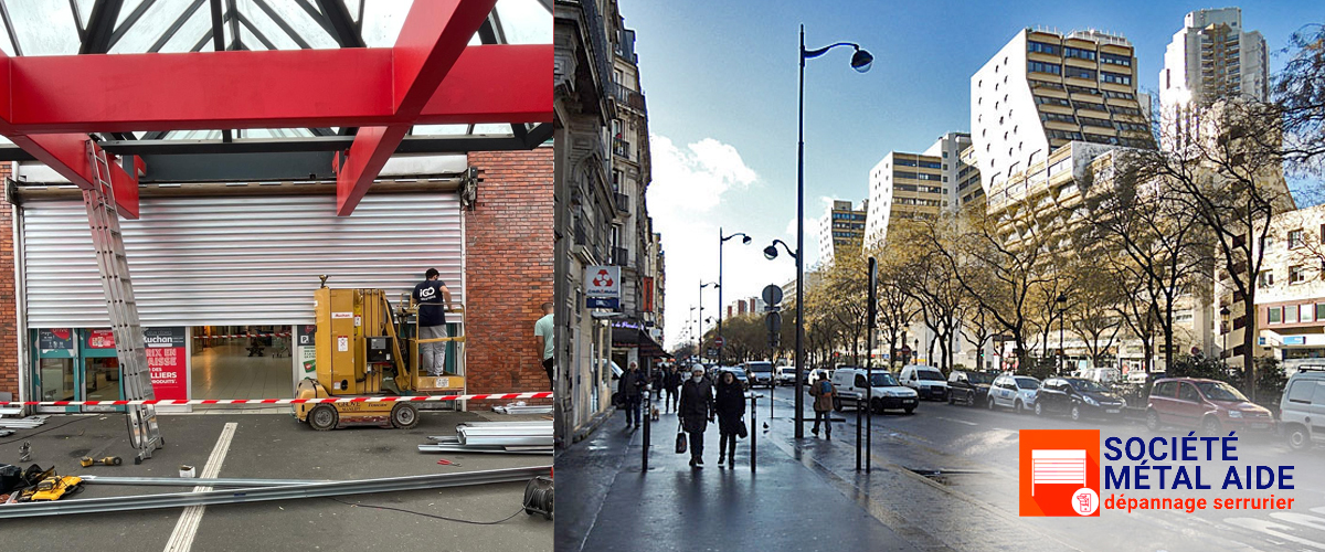 Réparation Rideaux métalliques Paris 19 (75019)