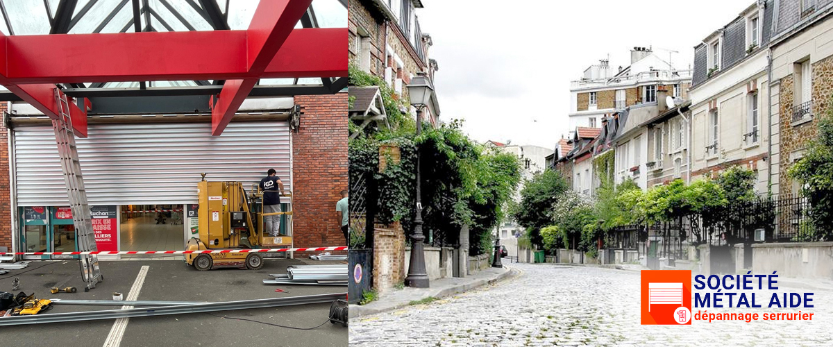 Réparation Rideaux métalliques Paris 20 (75020)