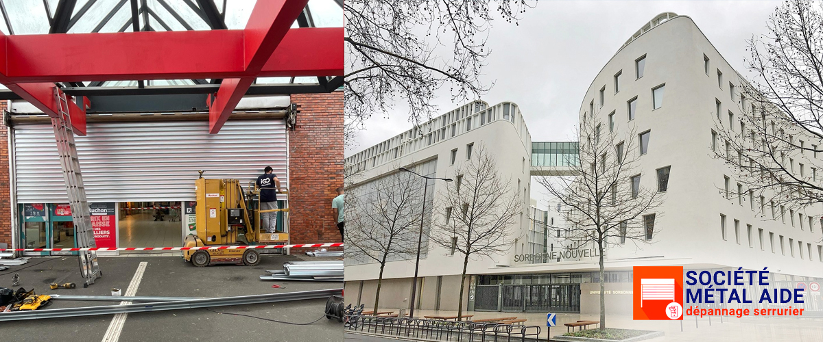 Réparation Rideaux métalliques Paris 3 (75003)