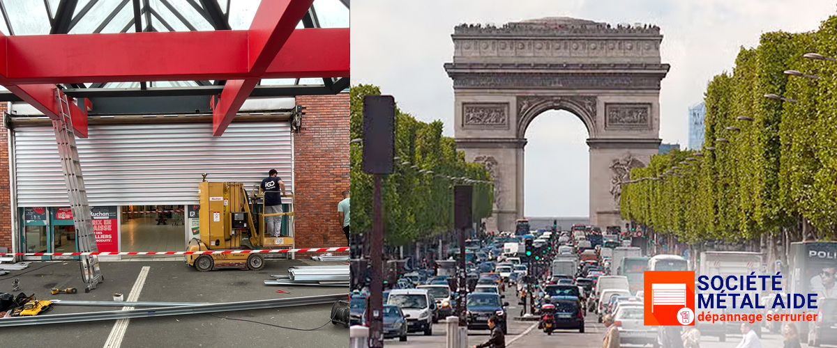 Réparation Rideaux métalliques Paris 8 (75008)